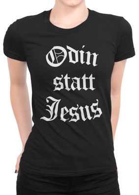 Girlie-Shirt: Odin statt Jesus