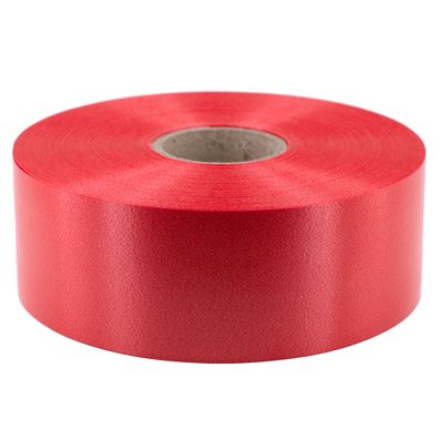 Geschenkband Ringelband 50mm x 100m Rolle Rot