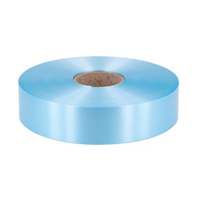 Geschenkband Ringelband 31mm x 100m Rolle Hellblau
