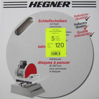 Hegner Schleifscheiben Scheibenschleifmaschine HSM 200S D200mm Korn 120 30120004