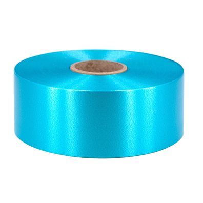 Geschenkband Ringelband 50mm x 100m Rolle Türkis