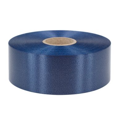 Geschenkband Ringelband 50mm x 100m Rolle Dunkelblau
