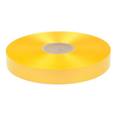 Geschenkband Ringelband 19mm x 100m Rolle Gelb
