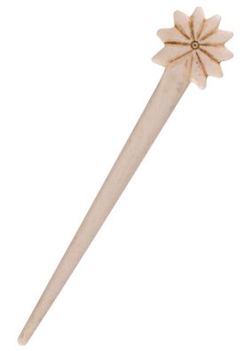 Haarnadel / Gewandnadel aus Knochen mit Stern-Motiv
