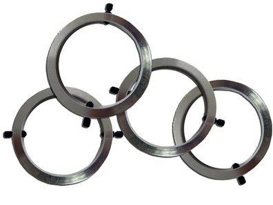 4X TA Technix Gewinde-abstands-ring MIT Abrissschraube FÜR Gewindefahrwerk