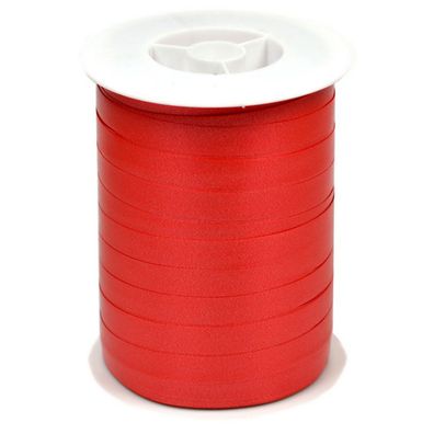 Geschenkband Ringelband 10mm x 250m Rolle Rot