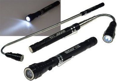 Magnet Inspektionsleuchte mit Teleskop und LED Flexibel 17-55cm