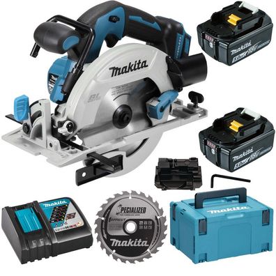 Makita Akku Handkreissäge Sägen Sägeblatt Makpac Ladegerät 18V 57mm DHS680RTJ