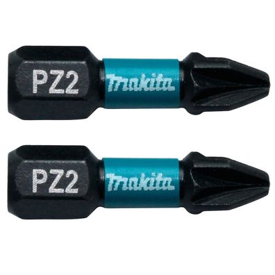 Makita Bit PZ2 25 mm 2 Stück Impact Black B-63644