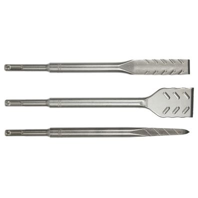 Makita SDS-PLUS Meißelsortiment Set Bohren Meißeln 250 mm 3 Stück E-20220