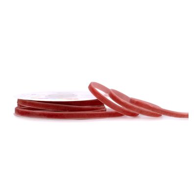 Samtband 6mm x 10m Rolle Terrakotta
