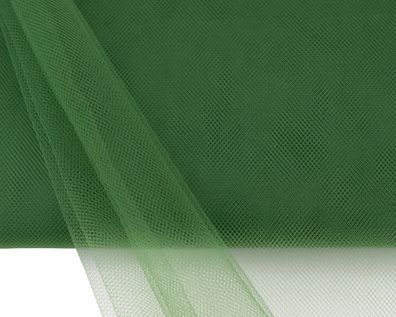 TÜLL Stoff 10m x 150cm Olivgrün