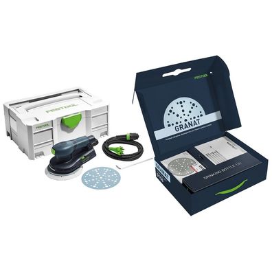 Festool Exzenterschleifer ETS EC150/3 + Schleifscheiben D150 GR Set P 578185
