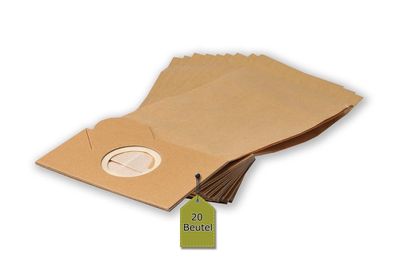 20 Staubsaugerbeutel passend für FAKIR 1407, 1417 / C