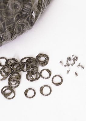 RRR 1 kg lose runde Ringe zum Vernieten, ID 8mm, unbehandelt