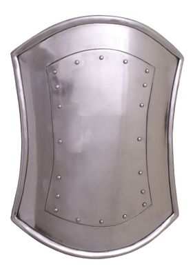 Rechteckiger Buckler mit rückseitiger Polsterung