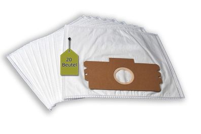 20 Staubsaugerbeutel passend für Hanseatic 296009 + 4 Mikro-Filter