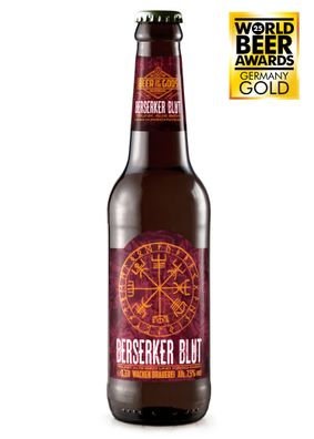 Berserker Blut - Trunk aus Bier und Kirschwein, 0,33l Flasche - Wacken Brauerei