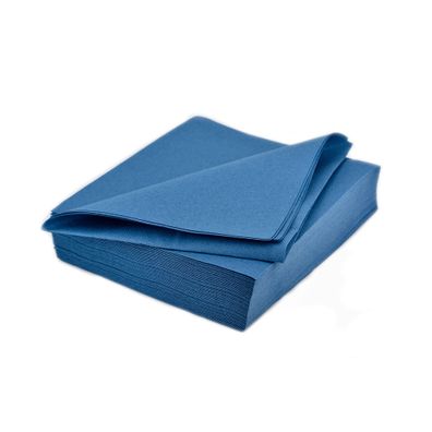 Servietten stoffähnlich 40x40cm 25 Stück Jeansblau