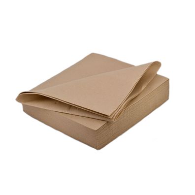 Servietten stoffähnlich 40x40cm 25 Stück Hellbraun