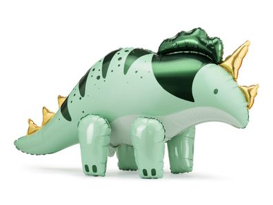 Folienballon Dinosaurier Triceratops 93x49cm Grün