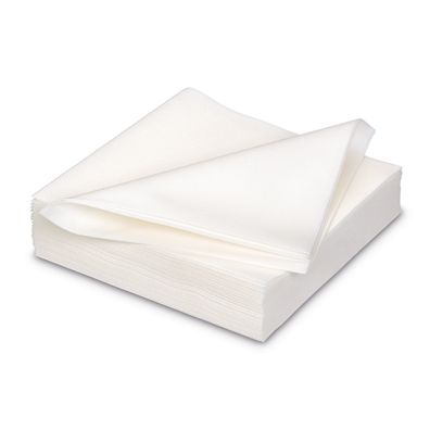 Servietten stoffähnlich 40x40cm 25 Stück Weiß