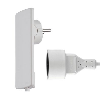 Schulte 151000155300 Evoline Plug Schukostecker weiß