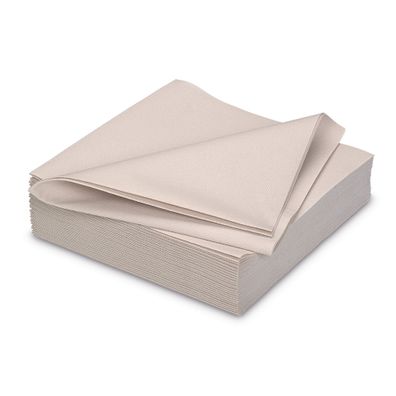 Servietten stoffähnlich 40x40cm 25 Stück Beige