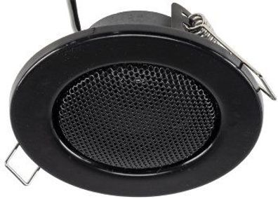 Decken-Einbaulautsprecher CTE-8W, 8cm Ø, 6cm Einbau, schwarz