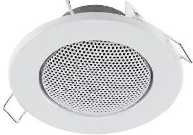 Einbaulautsprecher Wand & Decke, 8cm, LED-Strahler Optik, Weiß