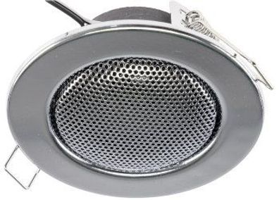 Deckenlautsprecher Mini-Lautsprecher Unterputz Ø 68mm 12Watt Chrom