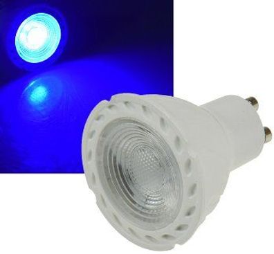 LED Strahler BLAU für Deko Leuchten GU10 Sockel 5W 38° Blau