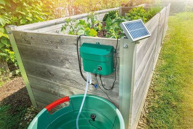 Solar Bewässerungssystem Waterdrops Komplettset mit 15 Sprinklern