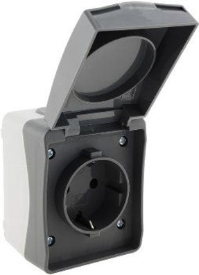 NUQUI Feuchtraum Steckdose IP54, Aufputz, 250V / 16A