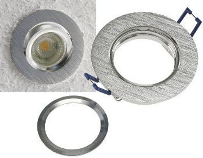 Einbaustrahler Rund Ø84mm Einbau Ø68mm, schwenkbar, Clip Ring