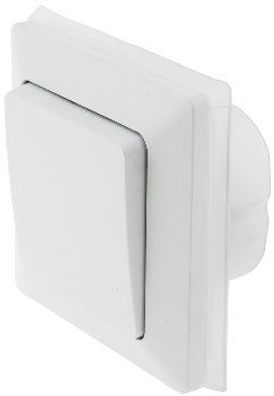 MILOS Wechsel-Schalter IP44 250V / 10A, inkl. Rahmen, UP, weiß matt