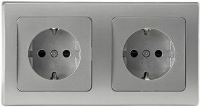 Delphi Starter 2 Steckdosen, silber, 250V, 16A