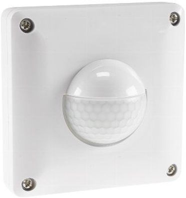 Unterputz PIR-Bewegungsmelder 190°- IP65 2 & 3 - Draht Technik, weiß