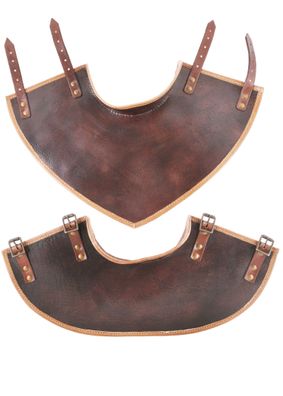 Leder Kragen Arnulf, braun