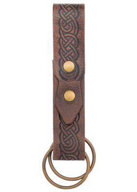 Rockzipfel Halter aus Leder, Mittelalter Gürtelhalter