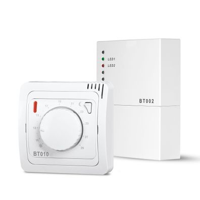 Elektrobock Funk Raumthermostat BT 012, weiß, 158x181x62 mm