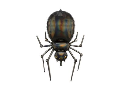 Folienballon Spinne 60x101cm Schwarz