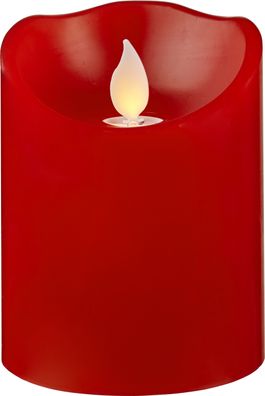 Best Season LED-Wachskerze 'M-Twinkle', Farbe: rot