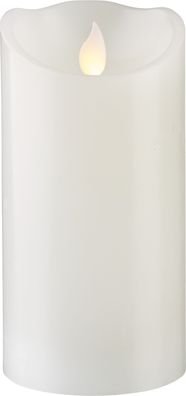 LED-Wachskerze"M-Twinkle Flame", weiss