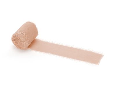 Chiffonband 4cm x 5m Apricot 3er Set