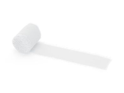 Chiffonband 4cm x 5m Weiß 3er Set
