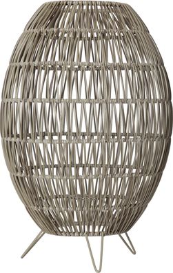 Lampenschirm "Linde", beige, für E27, ca. 30x46 cm