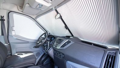 Frontscheibenverdunkelung REMIfront für Ford Transit Custom Bj. 2012-17, Sichtpaket 2