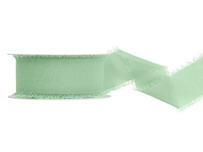Chiffonband 4cm x 10m Grün