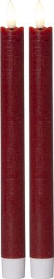 LED-Kerzen 'Flamme' lang, 2er Set,